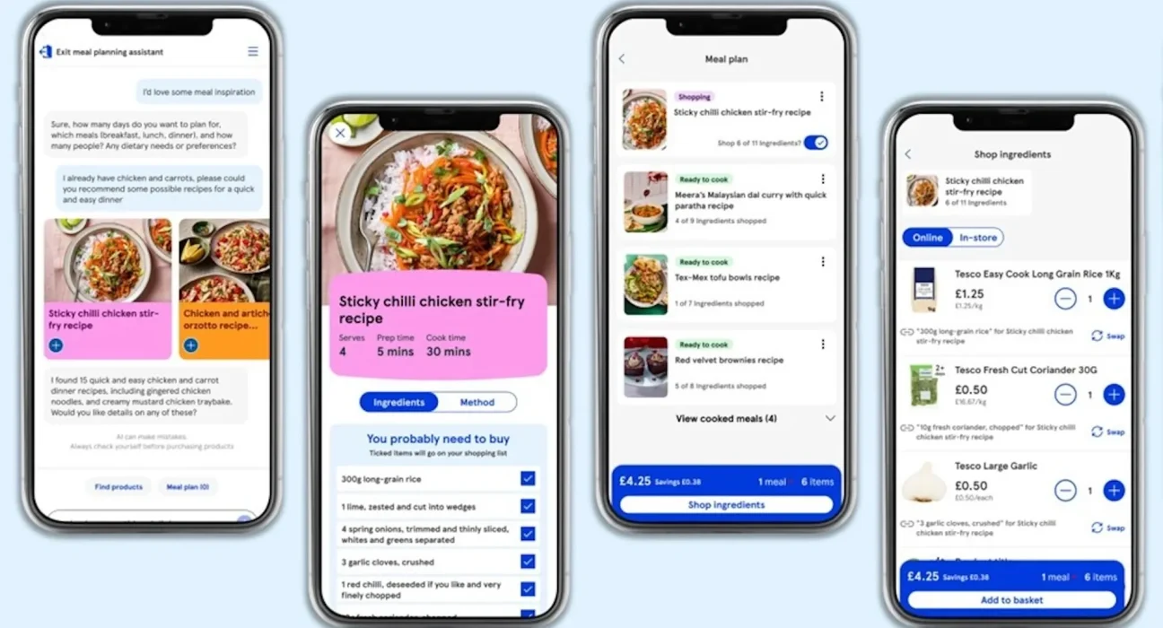 Tesco lance un planificateur de repas intelligent basé sur les achats Clubcard.
