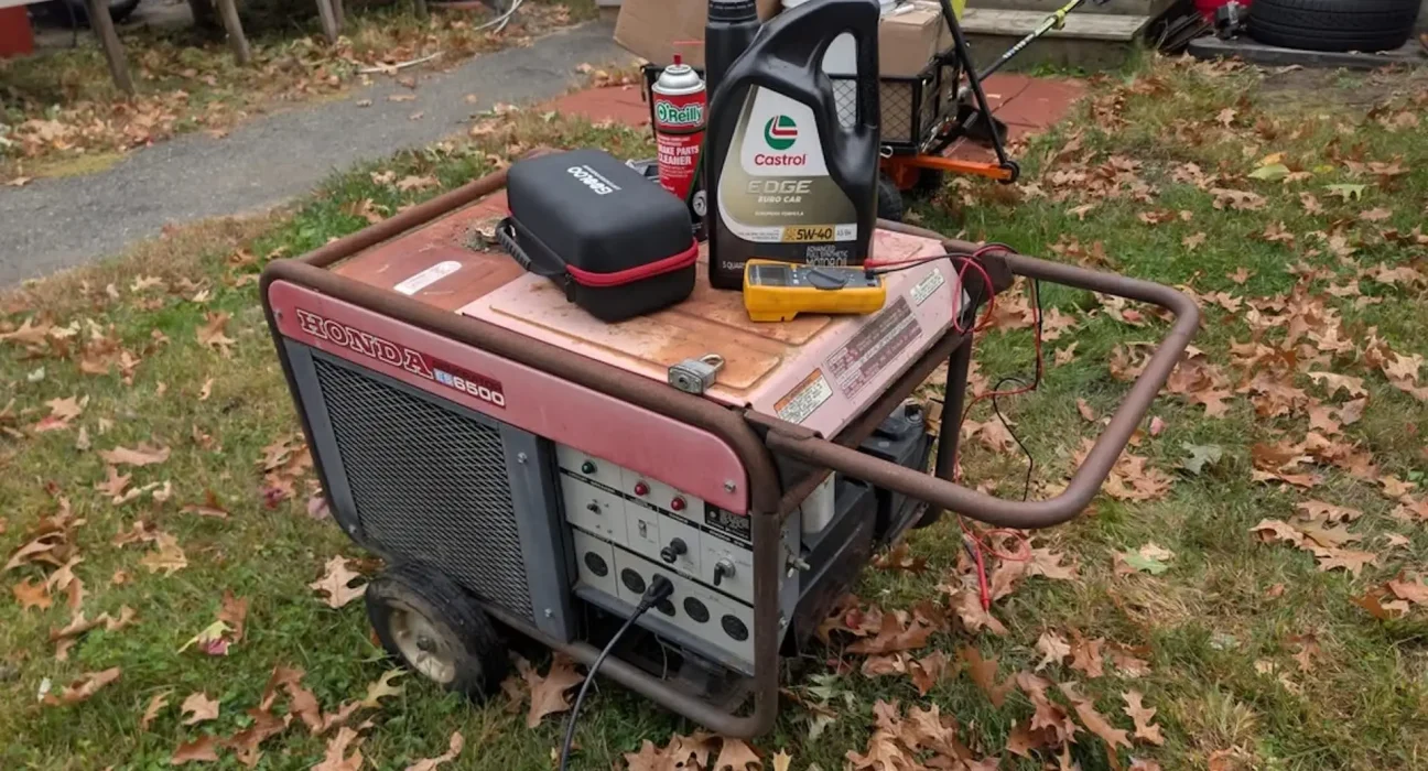 Un propriétaire découvre un générateur Honda gratuit sur le trottoir et le remet en état de marche